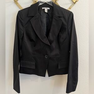 Vintage Kenneth Cole Satin Blazer 10 Black
